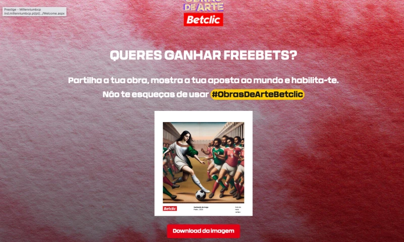 Betclic World Art Day Campaign Landing Page