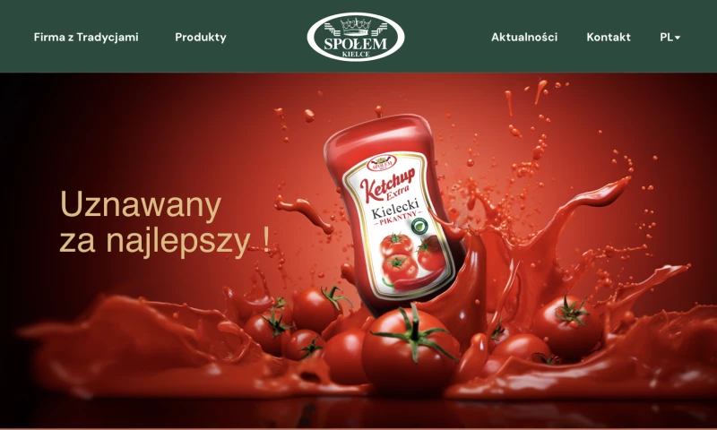 Helt Branding Agency - Developing a Corporate Website for WSP Społem (Built with React)