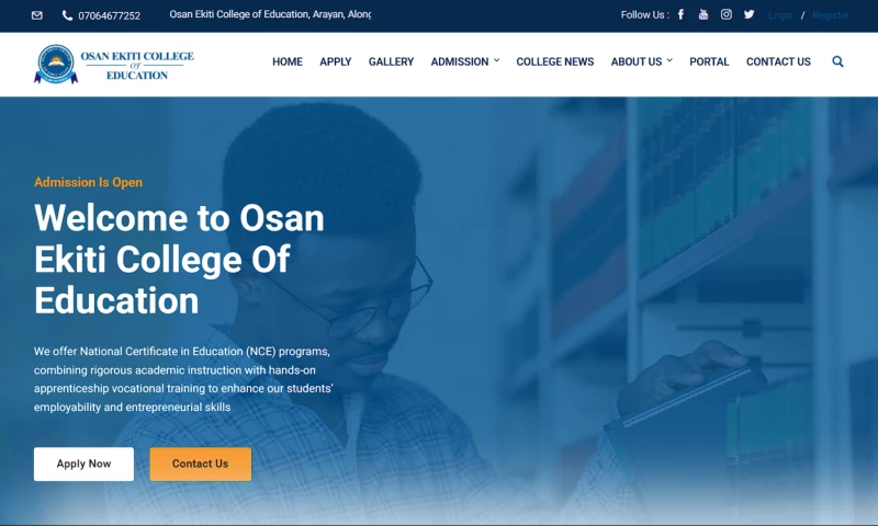 Sparktopus, Inc - Osan Ekiti College of Education