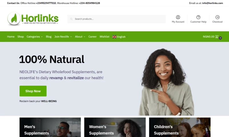 Sparktopus, Inc - Horlinks - Vitamin & supplements Store