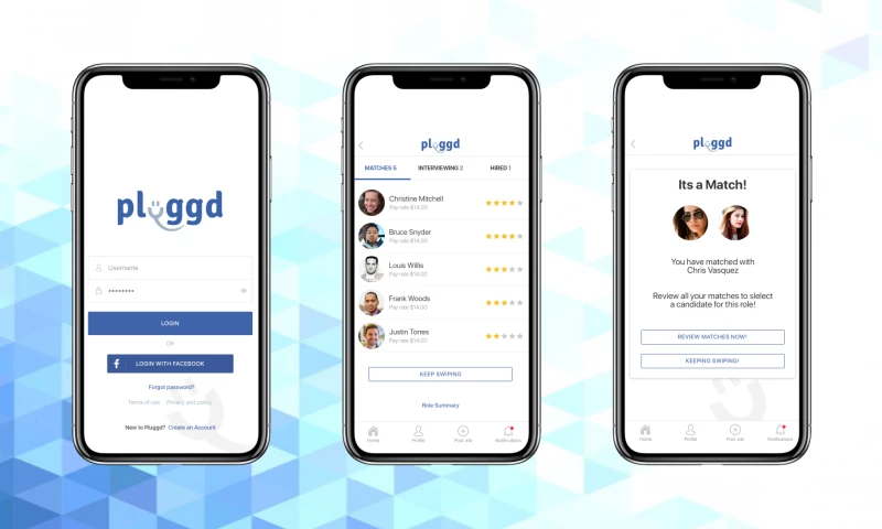 VironIT - Pluggd, on-demand staffing app
