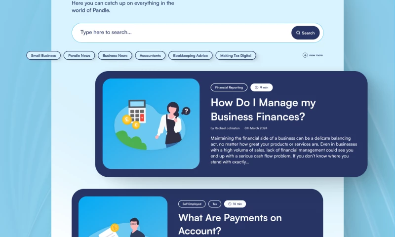 Pandle - New SaaS website