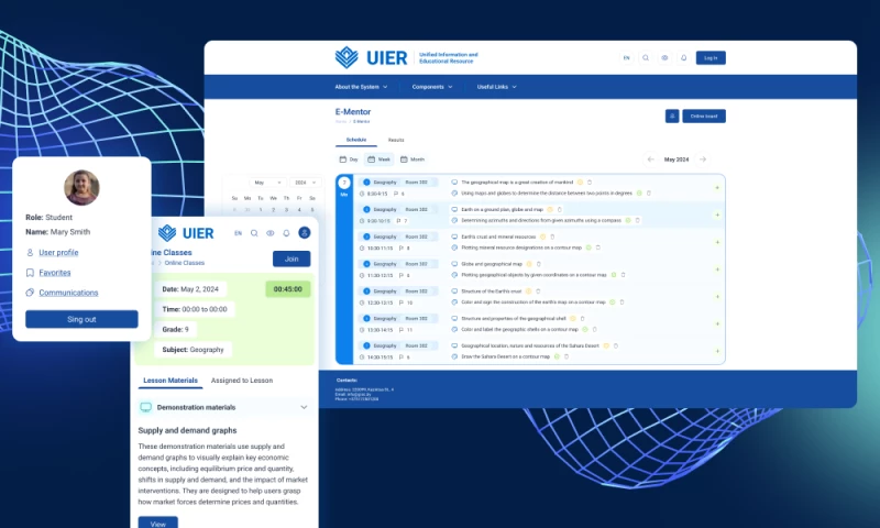 Unified information and educational platform