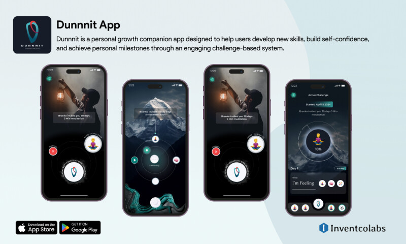Inventcolabs Software - Dunnnit - Personal Growth Companion App