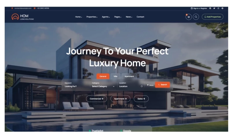 TechVerdi - Real Estate Website