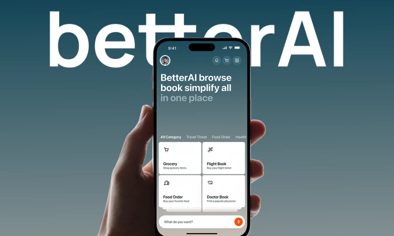 Better AI Multi-Service AI Mobile App & UI/UX Design