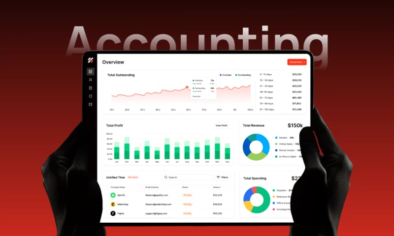 Spacebook Accounting Software SaaS Platform & UI/UX Design.