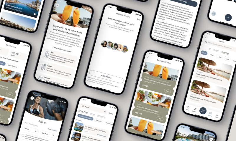 Privilee: Mobile App