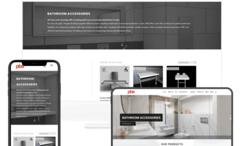Taksu Digital - Multilingual eCommerce Website Creation for Commercial Washroom Accessories Provider