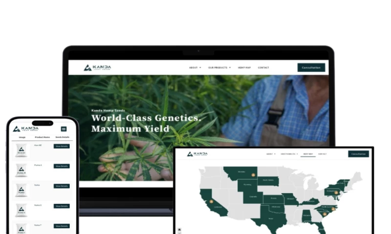 Taksu Digital - Website redesign for Hemp Manufacturer and Supplier