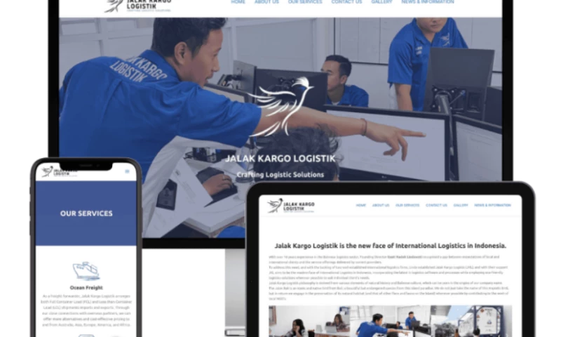 Taksu Digital - New Website Creation for an Indonesian Logistics Company