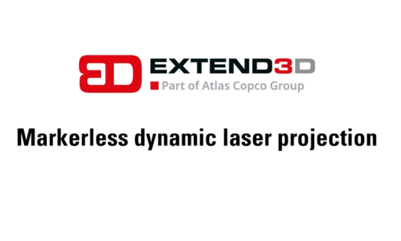 Robert Biedermann Design / RHB-DESIGN - EXTEND3D · automatica 2023 · Markerless dynamic laser projection