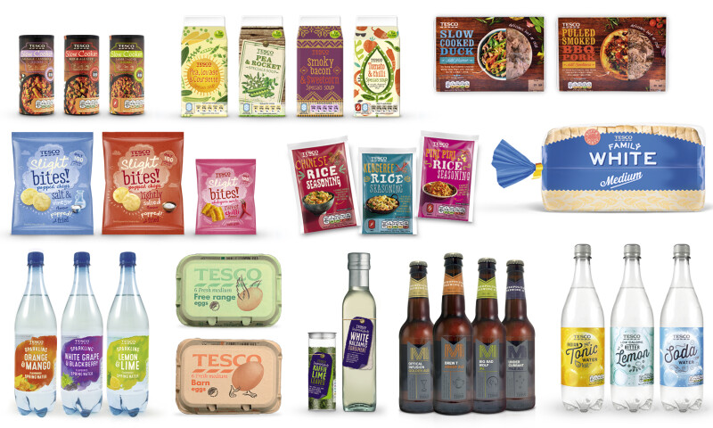 Pemberton & Whitefoord - Tesco - Standard Brand Redesign