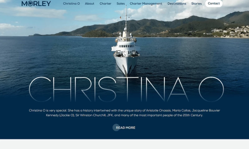 Positive Design - Morley Yachts new website