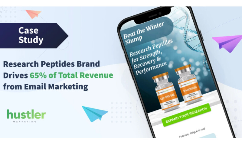 Research Peptides Brand Drives 65% of Total Revenue from Email Marketing