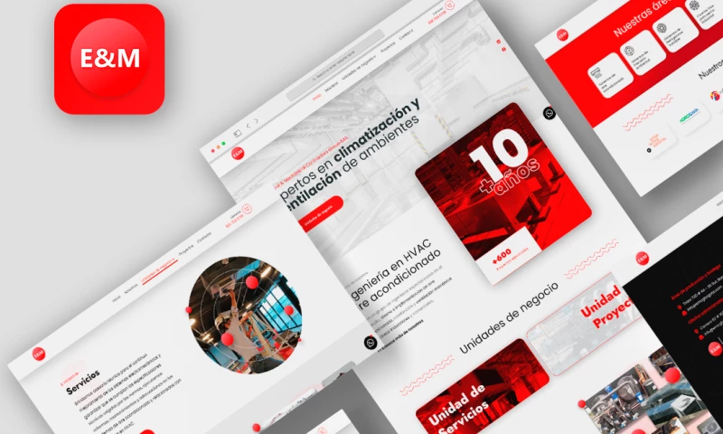 BOAD - Brain Obeat Advertising - E&M Contractors Group • WordPress Website Design