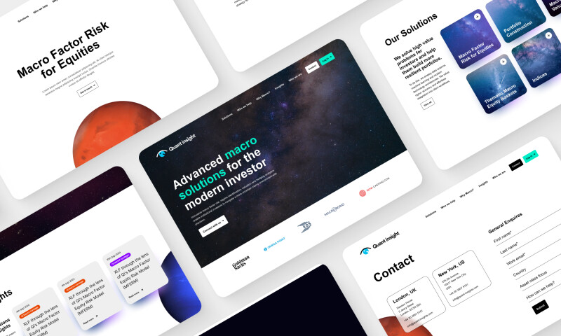 Visions Design - Website Redesign for Quant