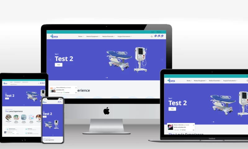 Elon Designs Limited - Lavia Medical Supplies Website