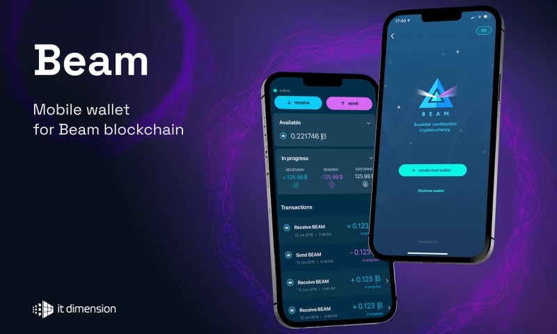 IT-Dimension - Beam Cryptocurrency Mobile Wallet