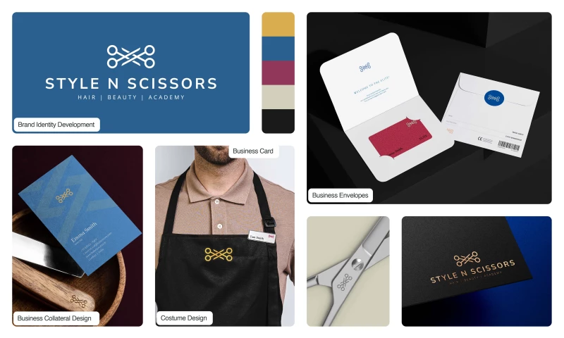 Style n Scissors - Brand Identity & Visual Design