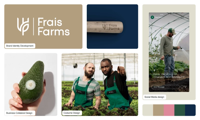 Frais Farms - Brand Identity, Visual Identity, Website Design & Development