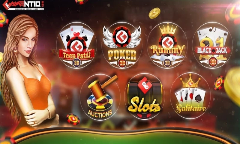 Logic Simplified - Gamentio 3D: Poker, Teenpatti, Rummy, Blackjack & More