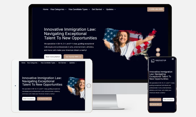 Marketing Verse - Innovative Immigration Law Website