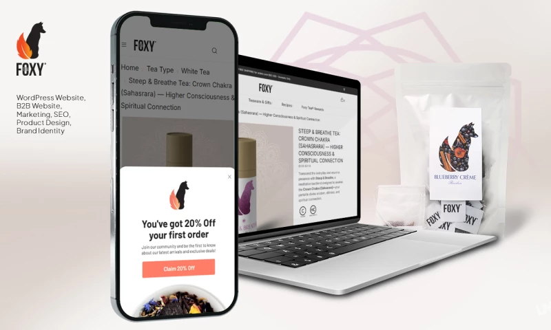 B2B + B2C Wordpress Website