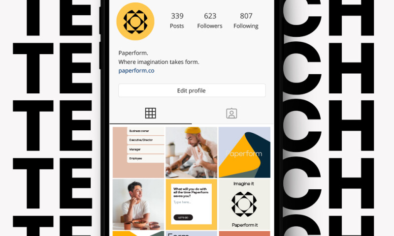 CUT THRU - Online Form Builder Branding - Paperform