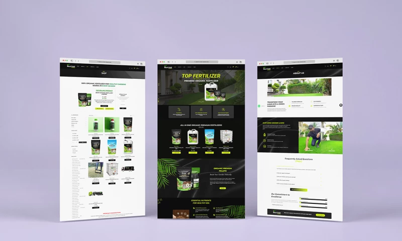The Tec Lab - Black Gold Premium Organic Fertilizer Website Design