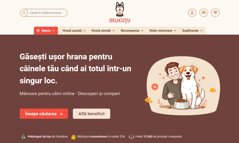 Smart Dog Food Search & Comparison Platform