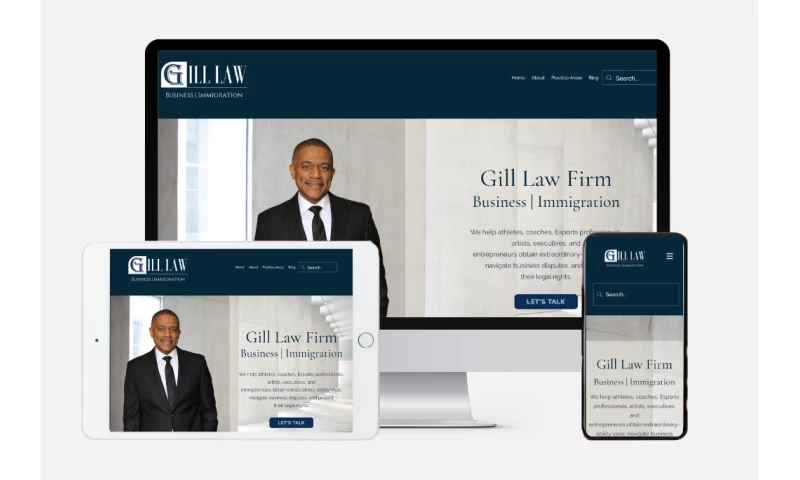 Marketing Verse - Gill Law Firm Website