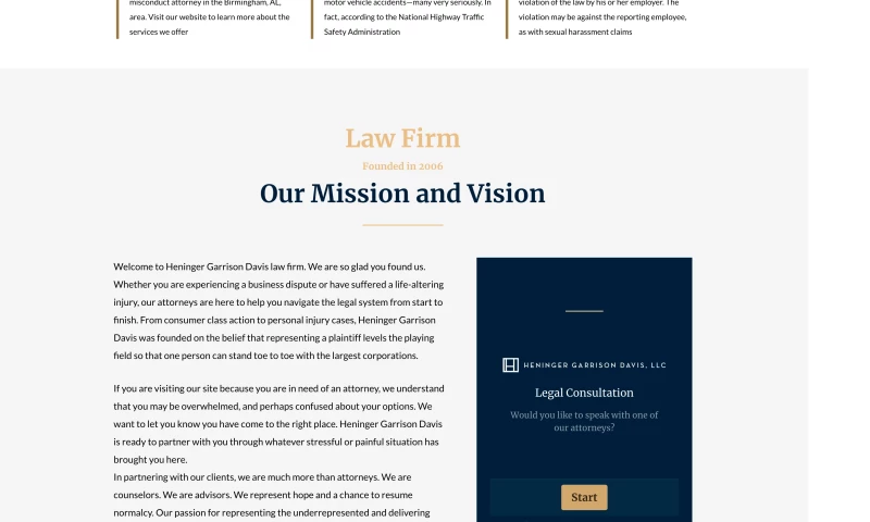 Flagstone Search Marketing - Law Firm Website Redesign