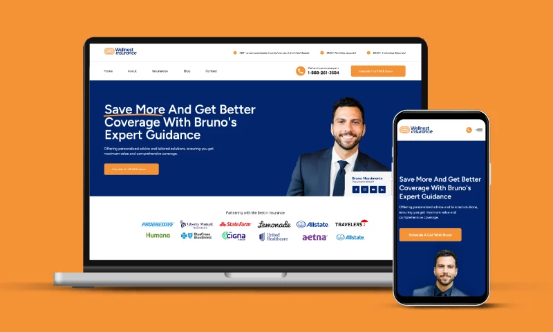 Wellnest Insurance - Brand Identity & Web Design