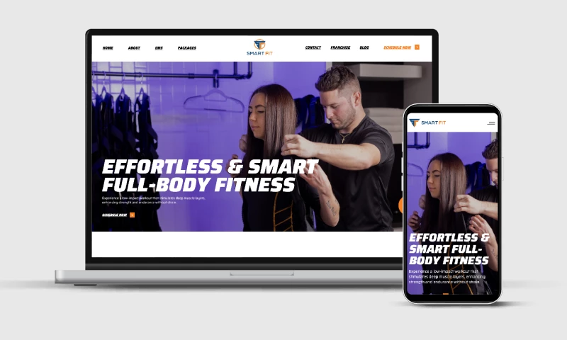 Fitness Centre Web Design | Minimal, Sporty | Smartfit