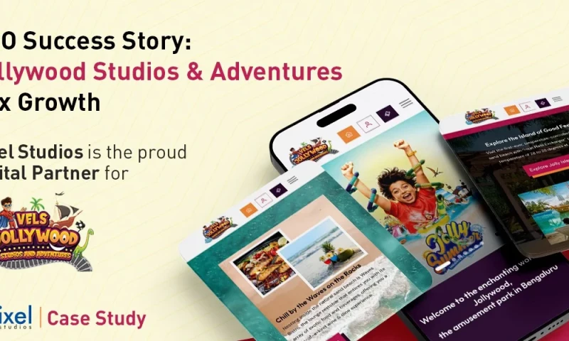 Pixel Studios - Jollywood Studios SEO Transformation: How Pixel Studios Drove 13x Traffic Growth with Intent-Based Strategies