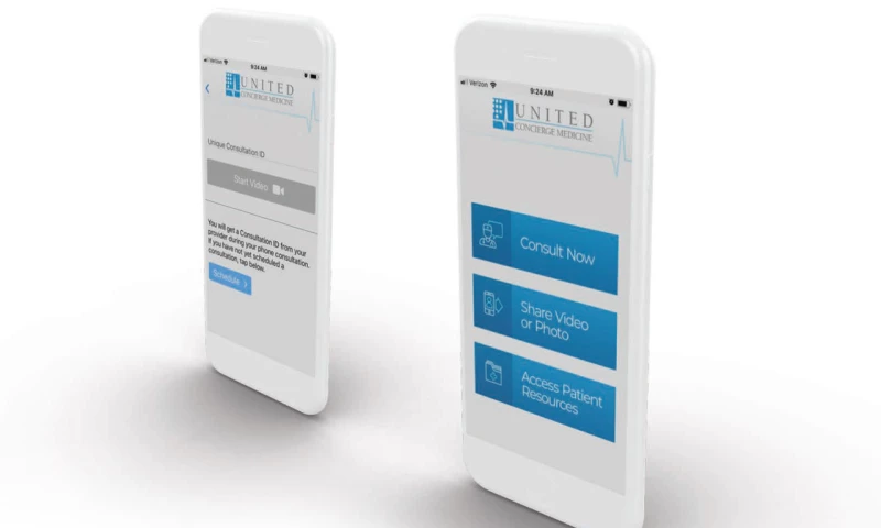 Troy Web Consulting - United Concierge Medicine - Mobile Telemedicine Application Development