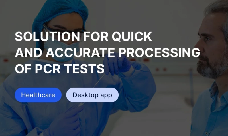 Solution for quick and accurate processing of PCR tests