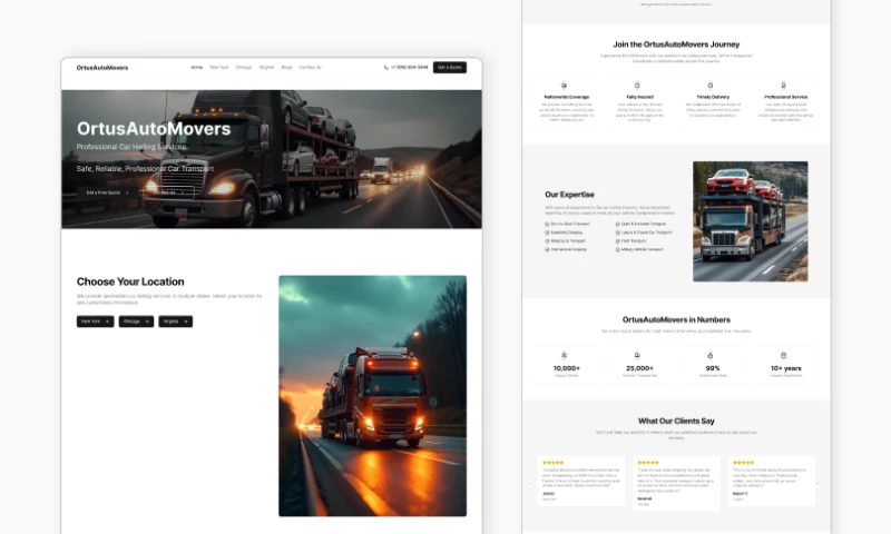 DevDock - Ortus Auto Movers | Car Hailing