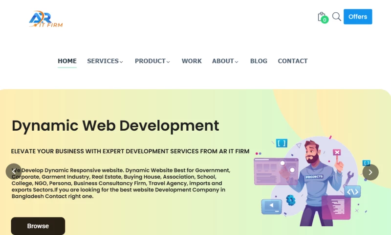 AR IT Website Development