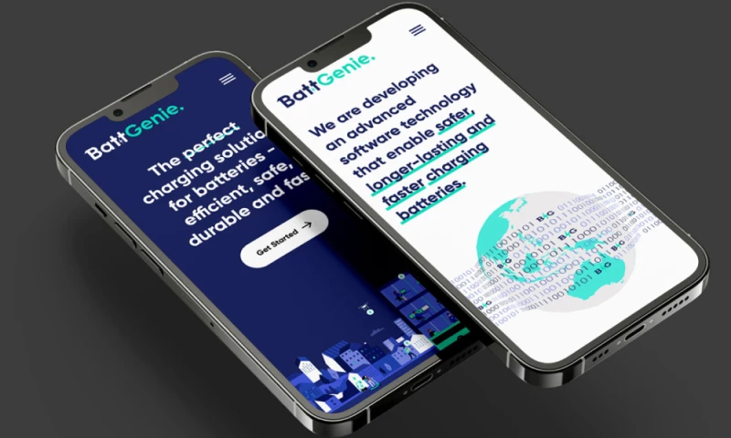 Website and branding for BattGenie