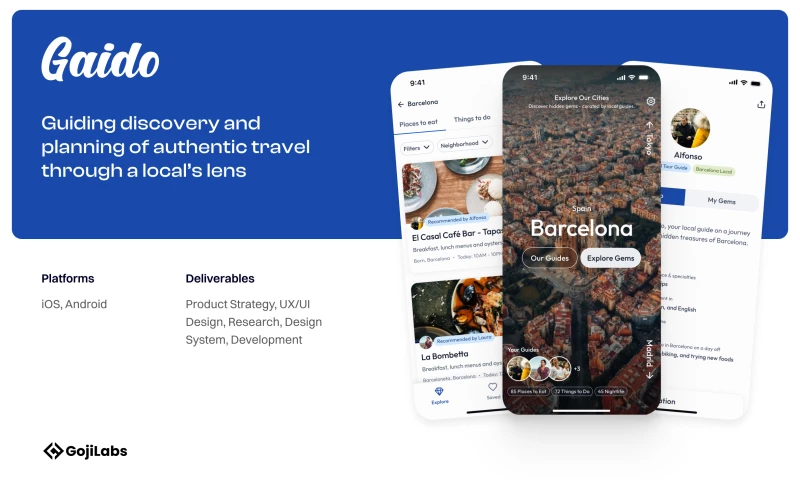 Gaido - Guiding discovery and planning travel