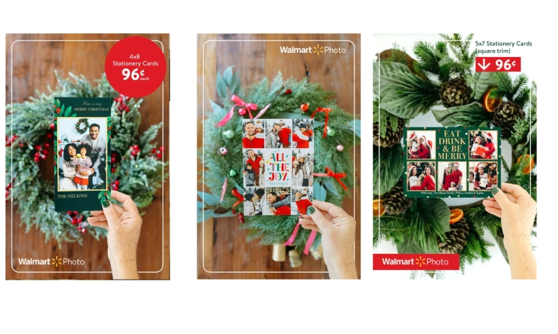 Senior Year Creative - Holiday Card and Gift Pinterest Campaign