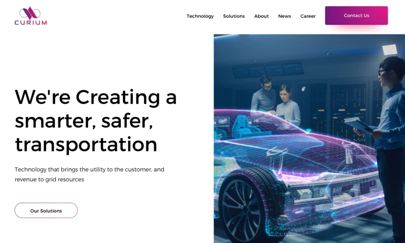 Website for a Technology Startup