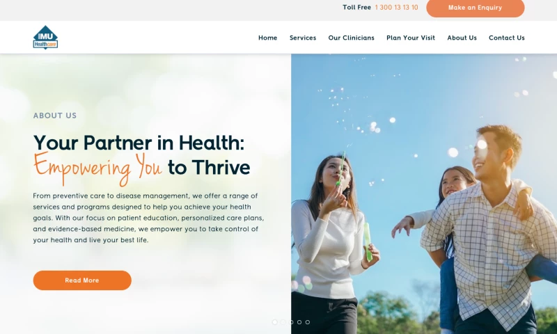 Website for a Medical Centre