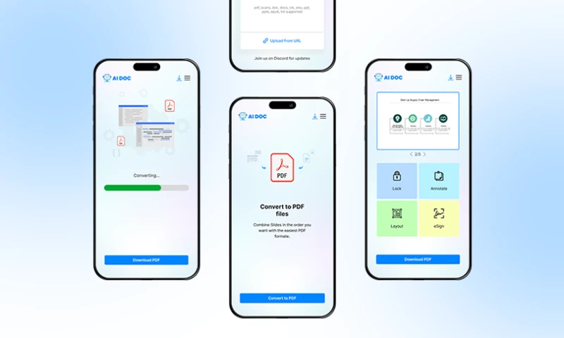 AI-Powered PDF Creation Web App