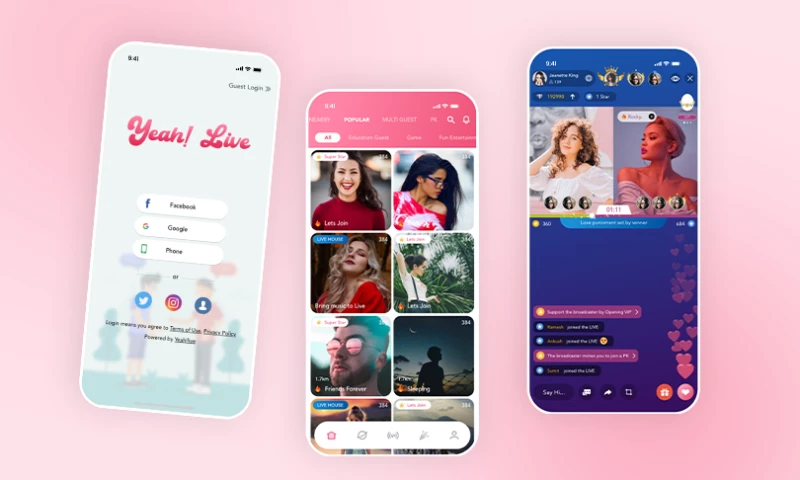 Live Streaming App Development