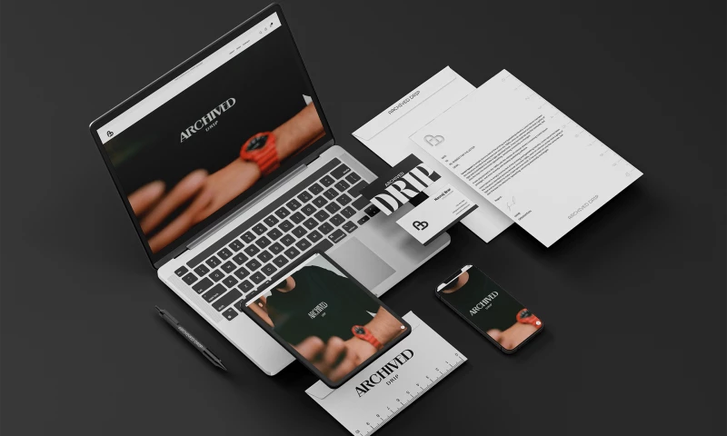 TrueNorth Digital Ltd - E-Commerce website design for Archived Drip