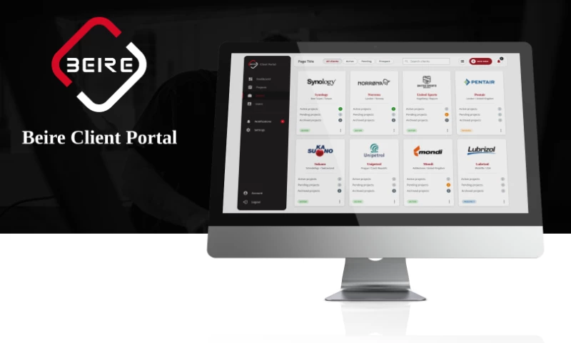 Nine Pixels - Beire client portal