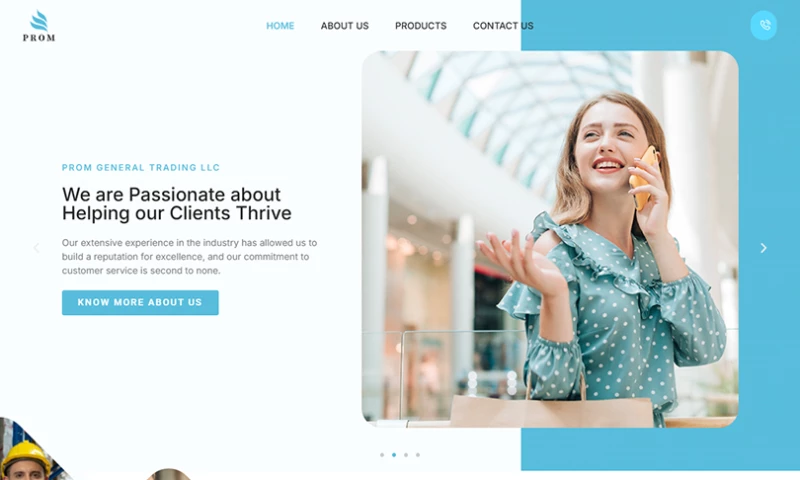 Dubai Web Designer - PROM